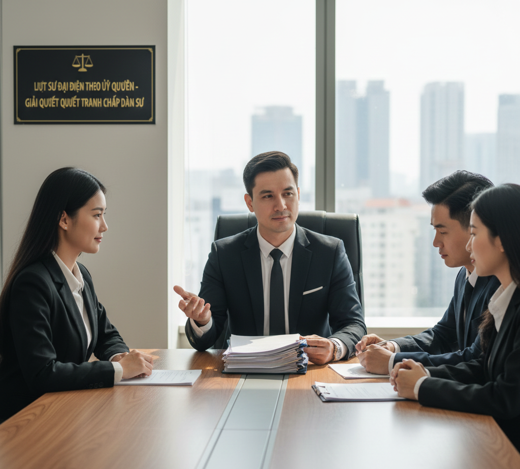 7 Bước thuê Luật sư đại diện theo ủy quyền giải quyết tranh chấp dân sự